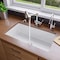 Alfi Brand White 32 inch x 19 inch Single Bowl Fireclay Undermount / Drop In Fireclay Kitchen Sink ABF3219SUD-W - alternate 7